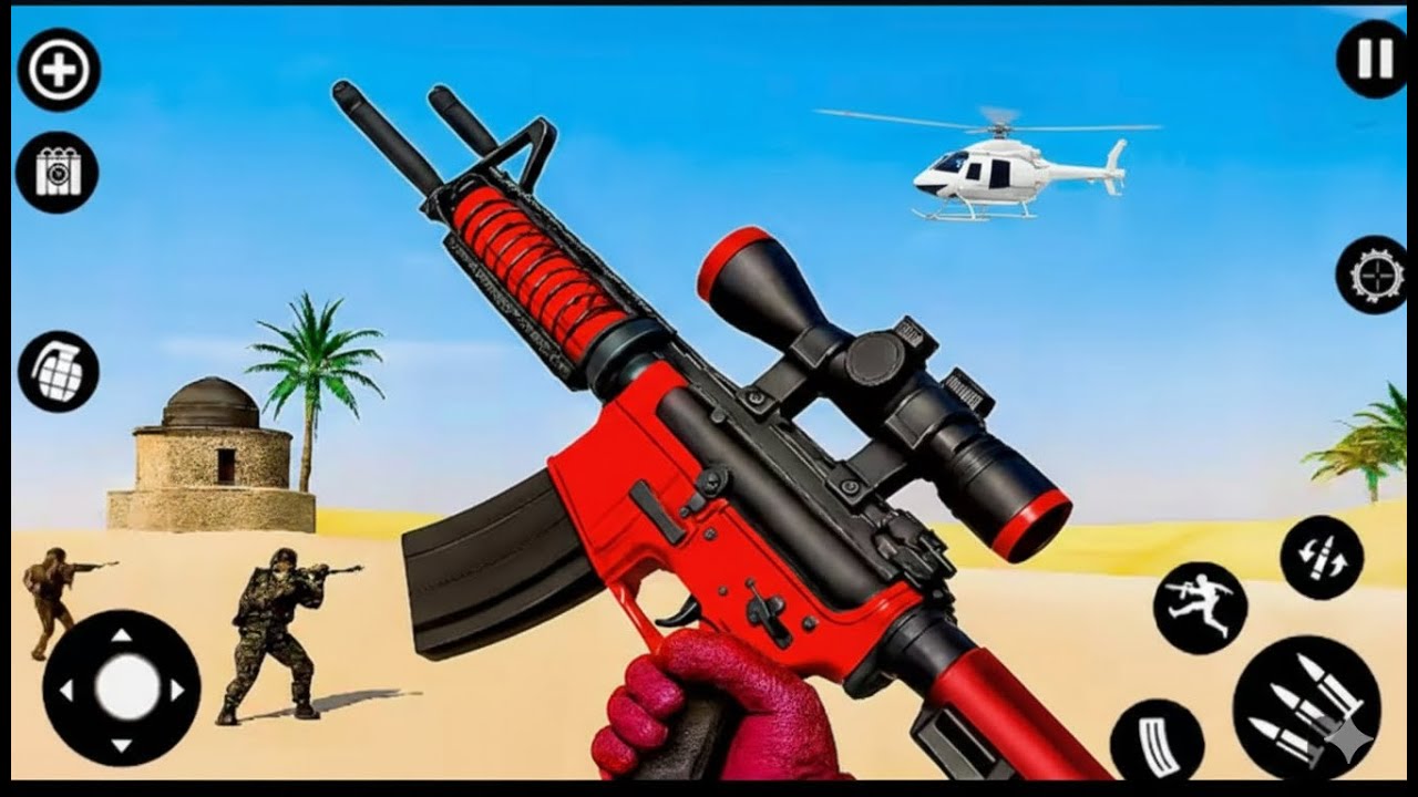 FPS Robot Shooting Strick Anti-terrorist Shooting game - Android Gameplay #1