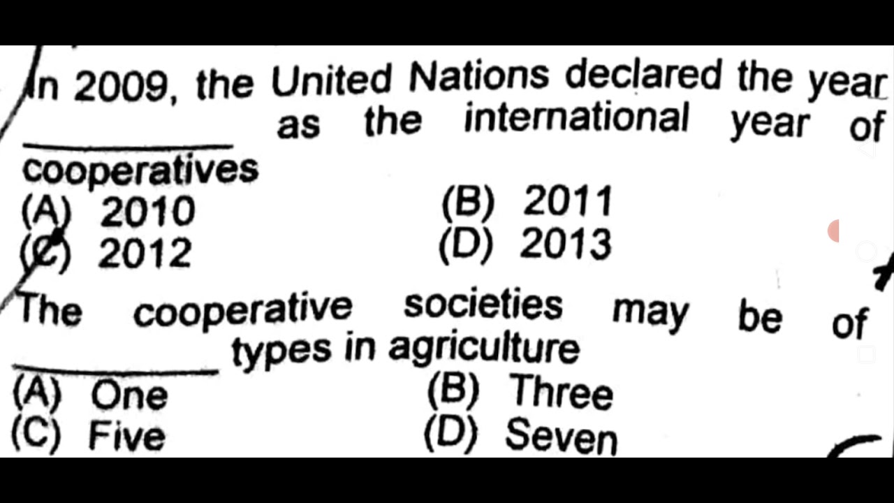 Paper4|MCQs#71-82|Assistant Registrar|Cooperative Societies|History of Cooperative Movement