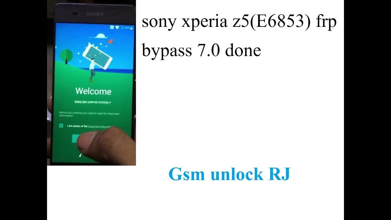 Sony Xperia Z5 Dual, Z3+, XA,XA ultral, XZ bypass by z3x box