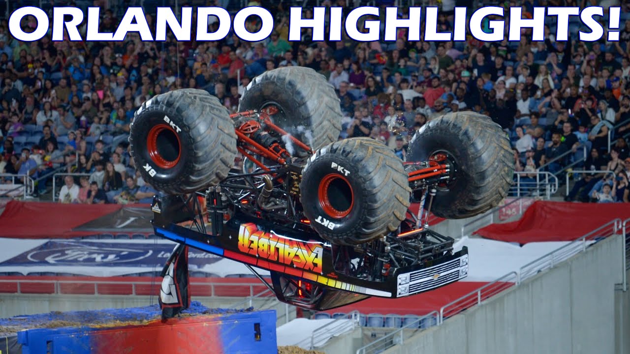 JESTER FINALS, EXCALIBER BURN DOWN! Orlando Monster Jam 2026 HIGHLIGHTS!