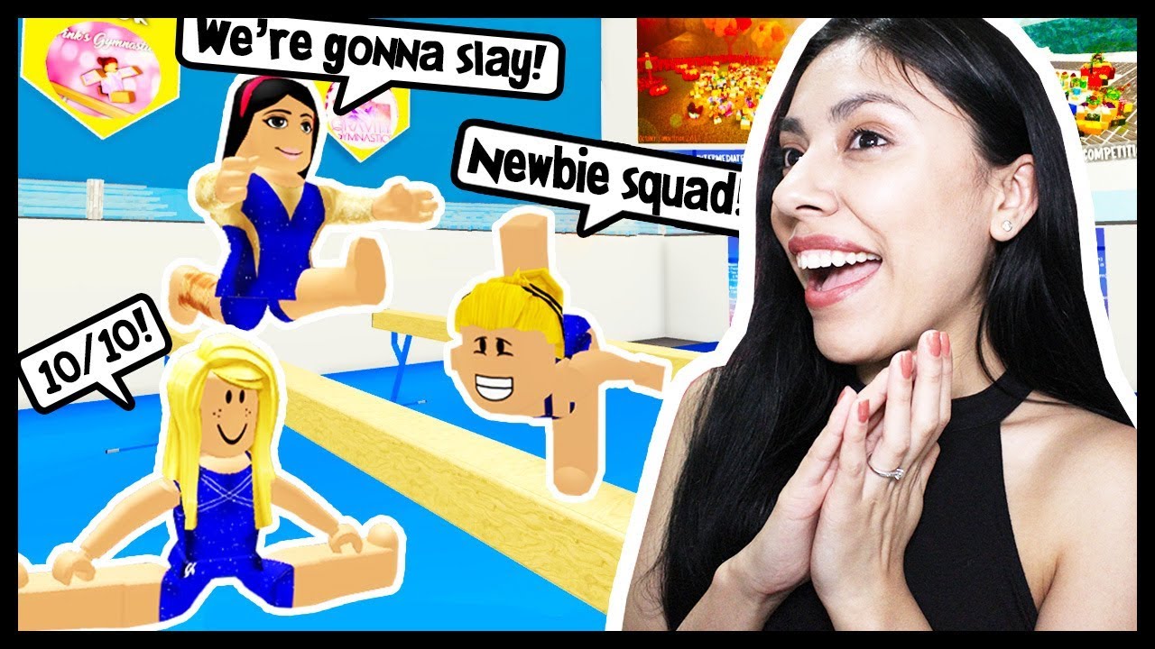 I MADE MY OWN GYMNASTICS TEAM! - Roblox Roleplay - Gymnastics Superstar