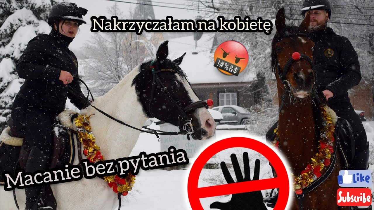 Mikołajkowy teren/NAKRZYCZAŁAM NA KOBIETĘ 🤬