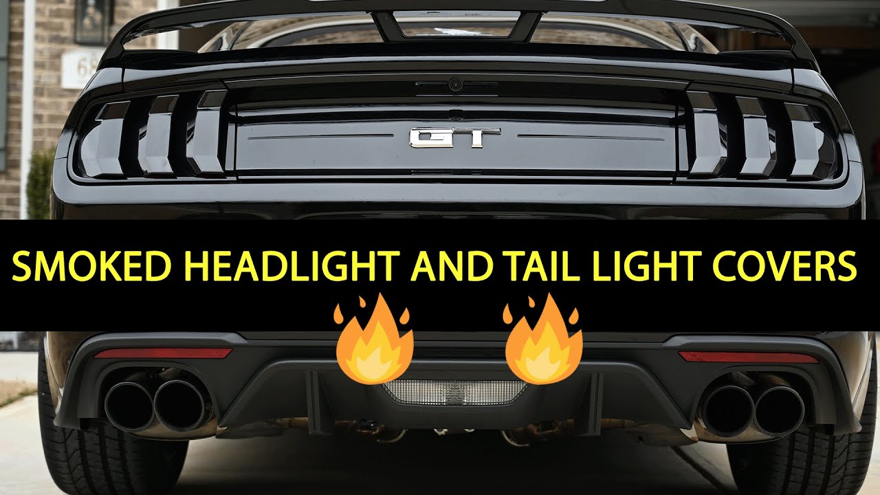 Installing Mustang Headlight and Tail Light Covers
