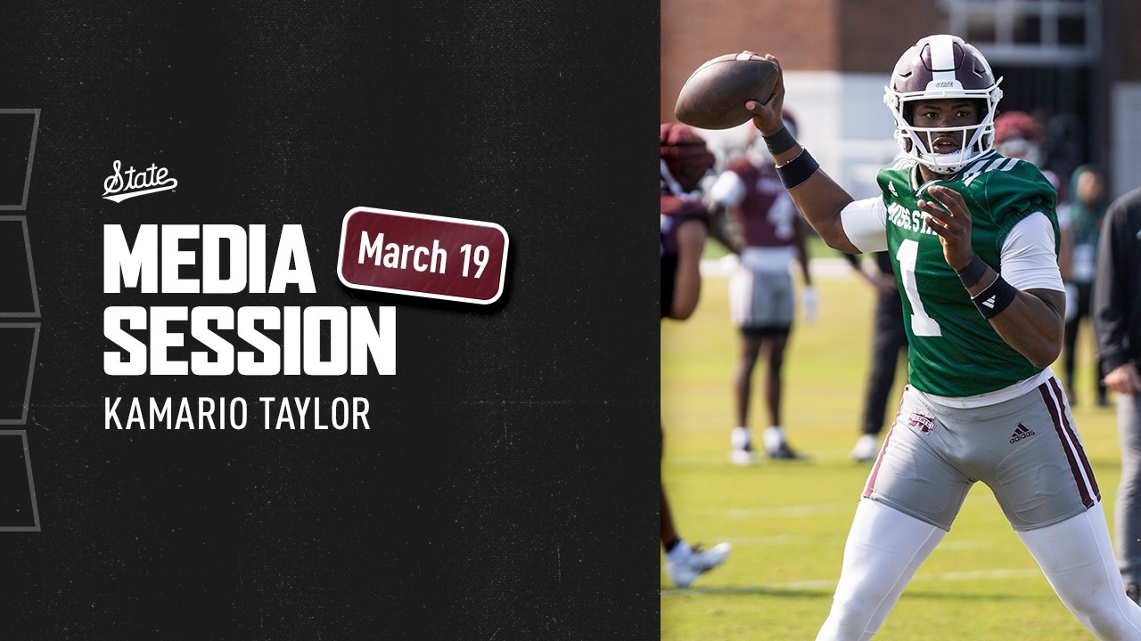 FOOTBALL | 2026 Spring Practice Media Session - Kamario Taylor