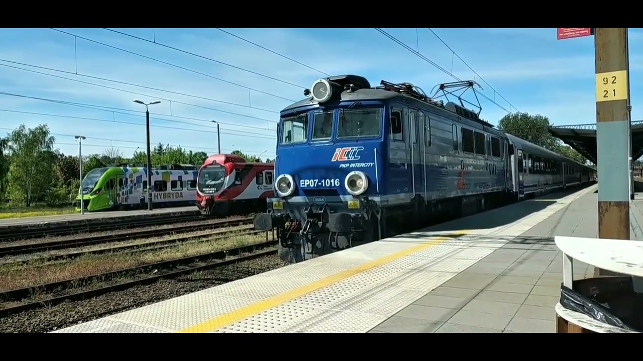 Duża składanka pociągów z różnych stacji (Koszalin,Gdańsk Główny, Piła Główna)