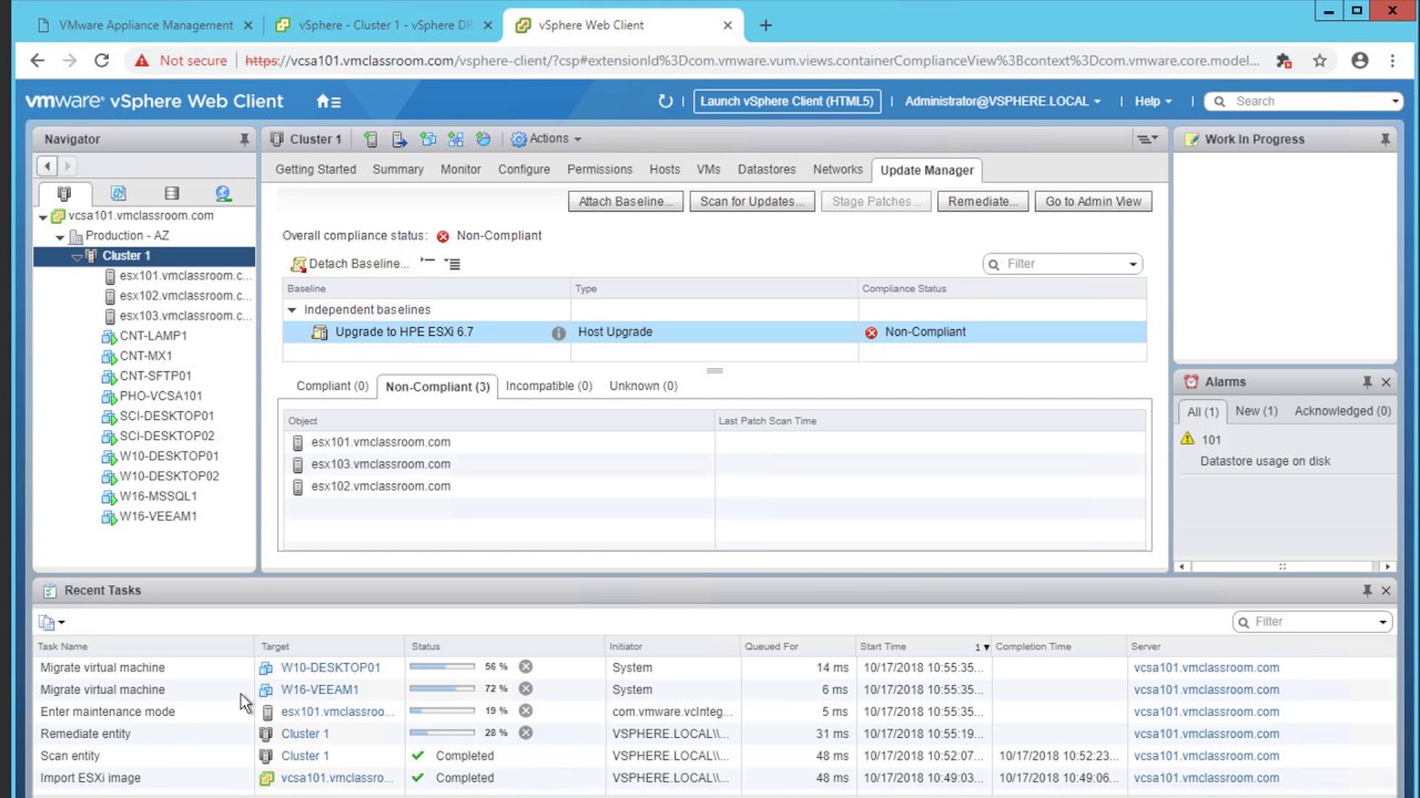 Upgrading to vSphere 6.7