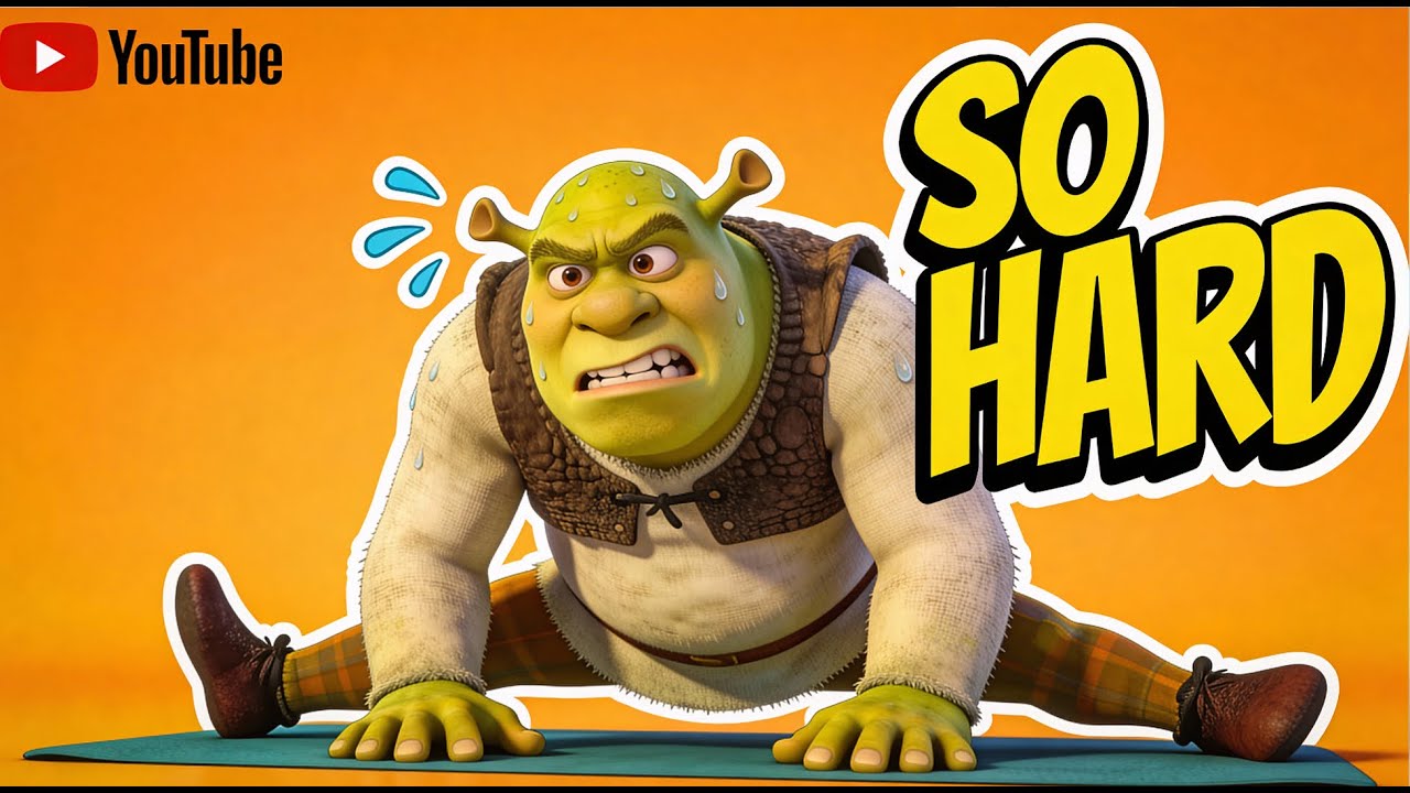 Shrek Yoga Challenge: Can You Do This? (So Hard!)