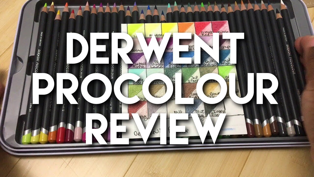 Derwent Procolour Colored Pencil Review and Comparison.