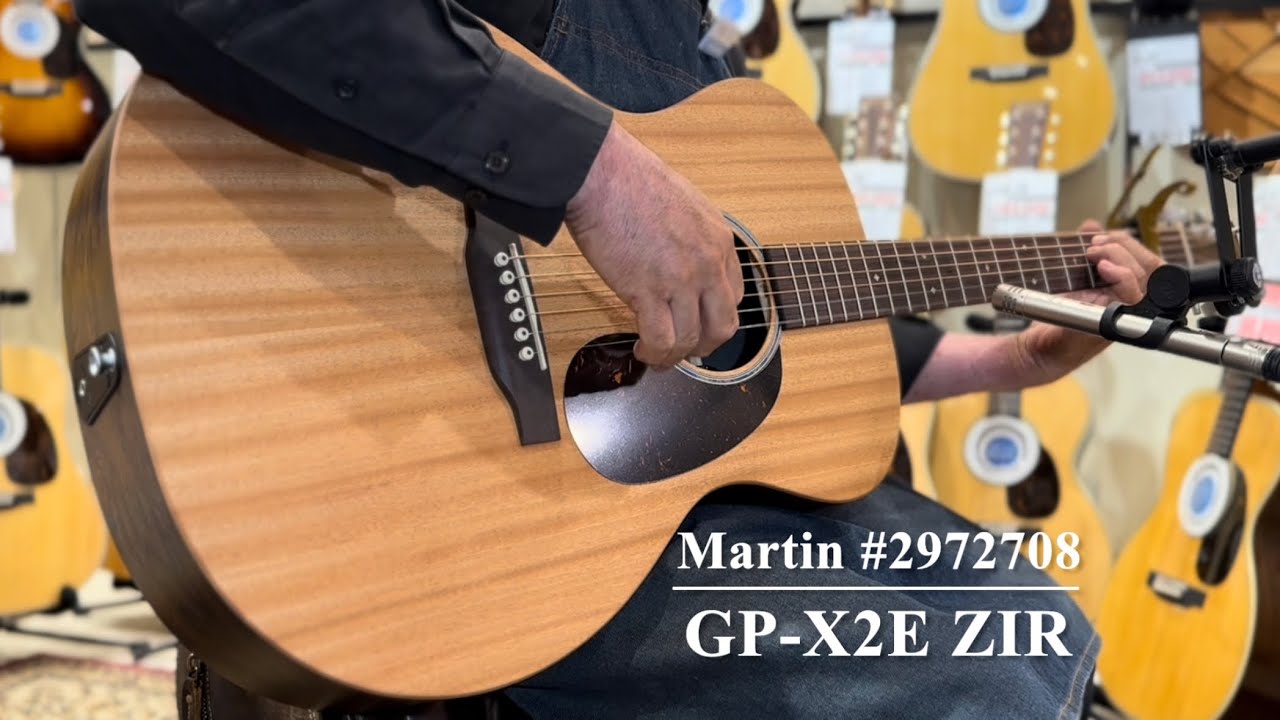Martin GP-X2E #2972708 【ニューモデル】【明るい色味のサペリが可愛い個体】