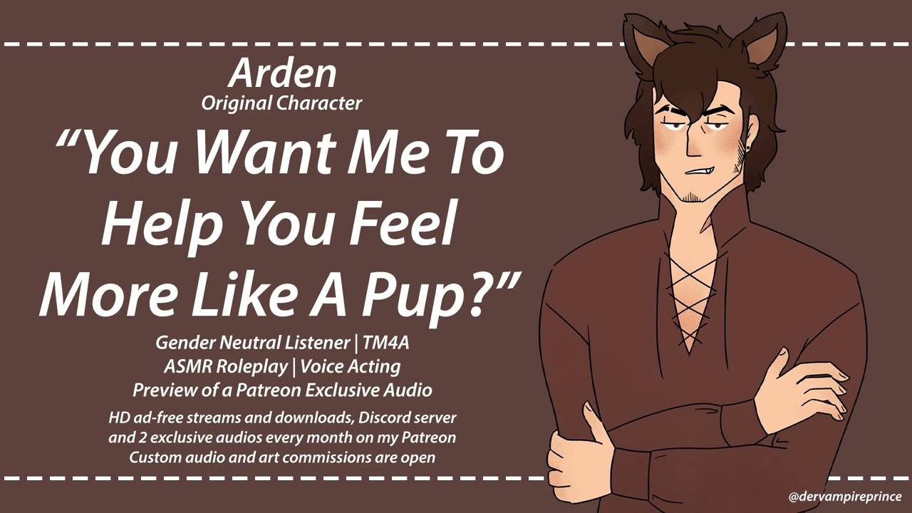 ASMR | Werewolf Boyfriend Helps You Relax As A Puppy [M4A] [Preview]