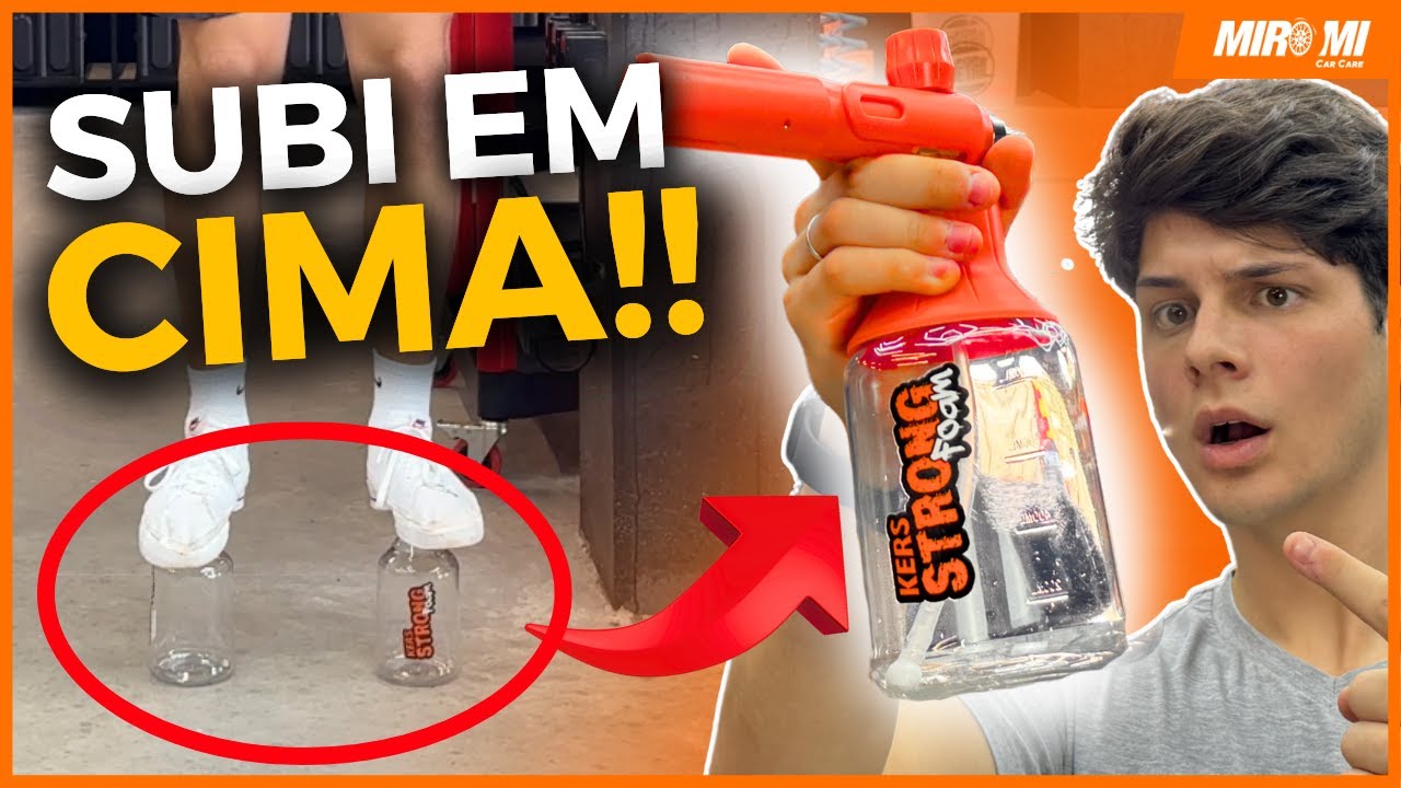 Snow Foam + RESISTÊNTE do MUNDO? Testei Strong Foam da KERS e me surpreendi...👀