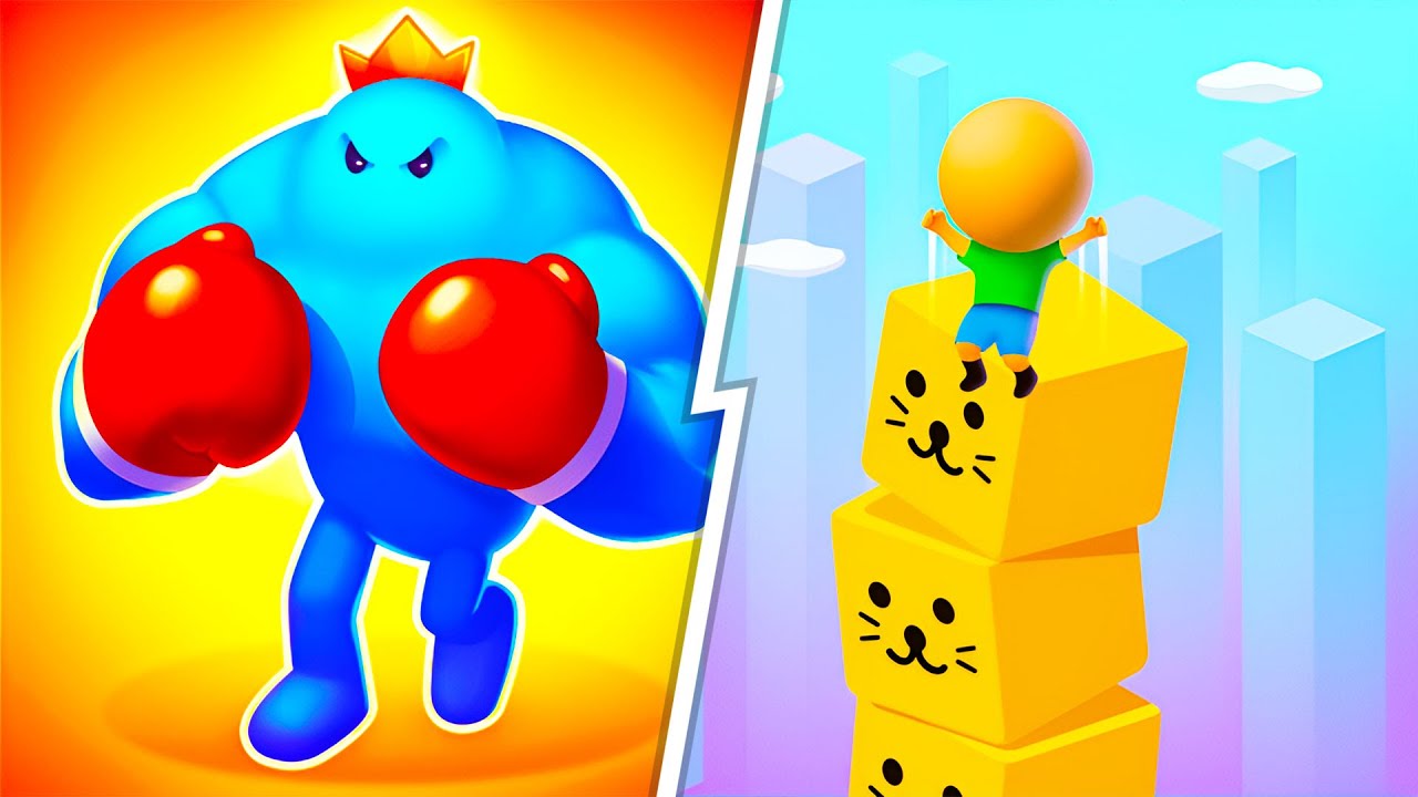Punchy Race VS Cube Surfer 🔥 Max Level SpeedRun Gameplay (Android,iOS) NEW UPDATE Ep 810