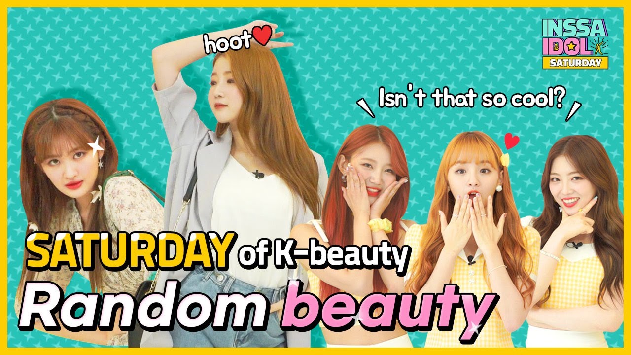 (With Sub) Kpop girl group: Saturday💚💛 K-beauty play