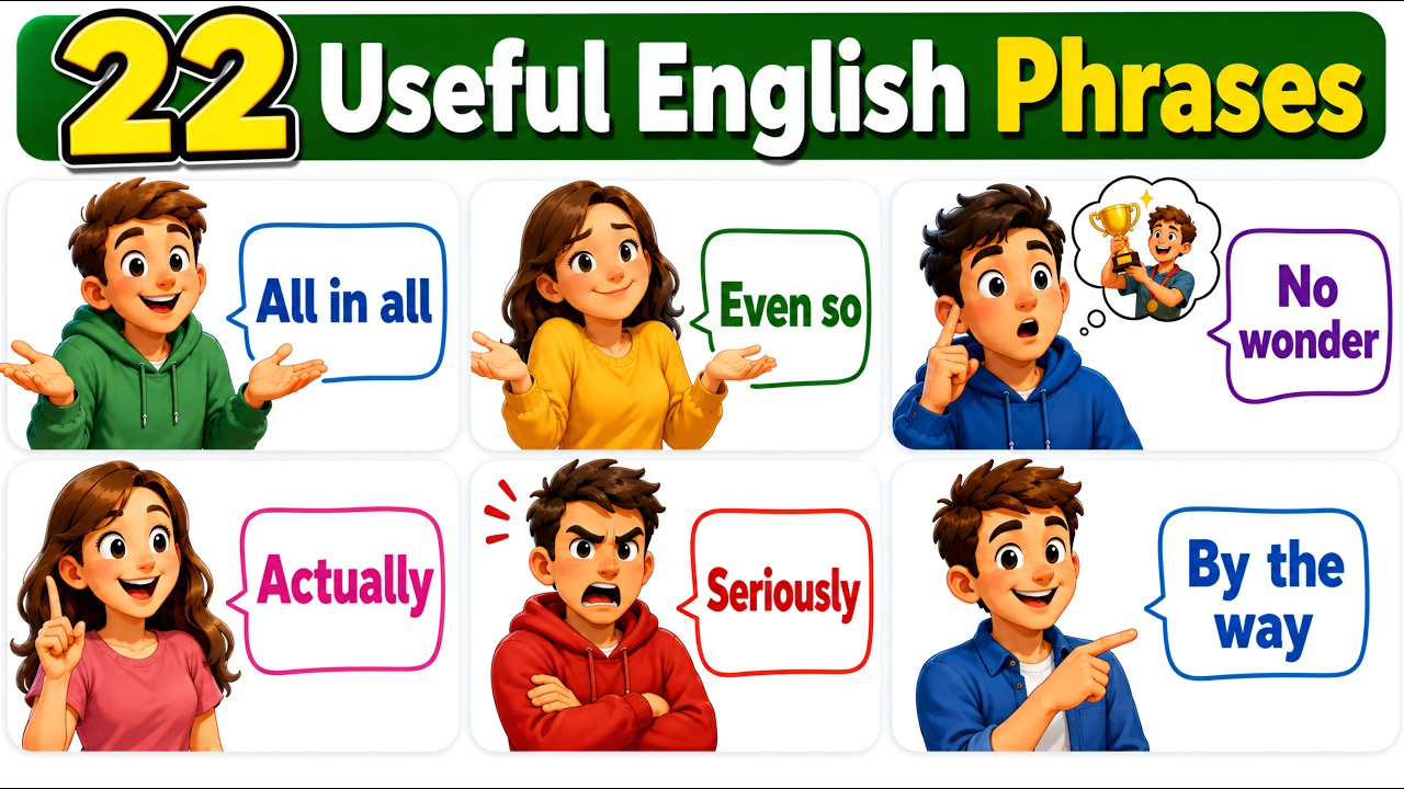Useful English Phrases & Expressions for Daily Conversations | Speak English Naturally