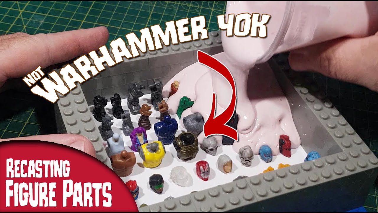 Recasting Figure Body Parts in a 1 Part Mould - NOT Warhammer 40k