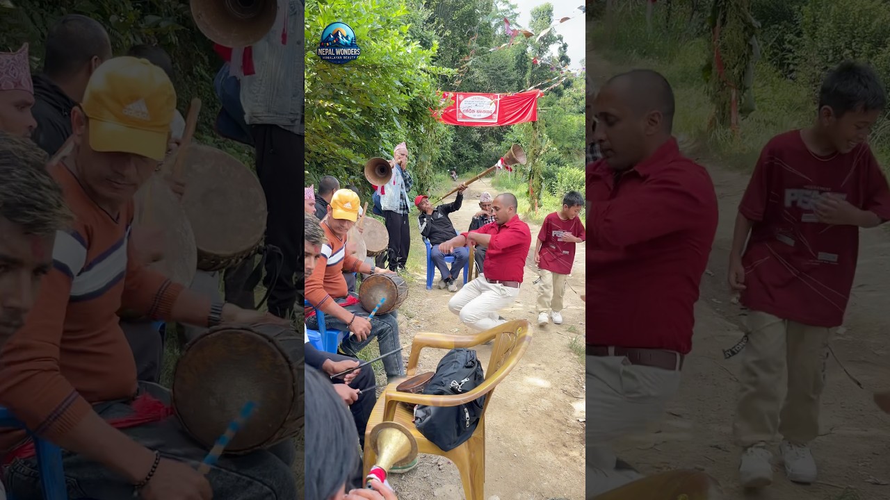 Panche Baja Celebration 🎶 Dance & Joy at a Nepali Wedding in Baglung, Nepal