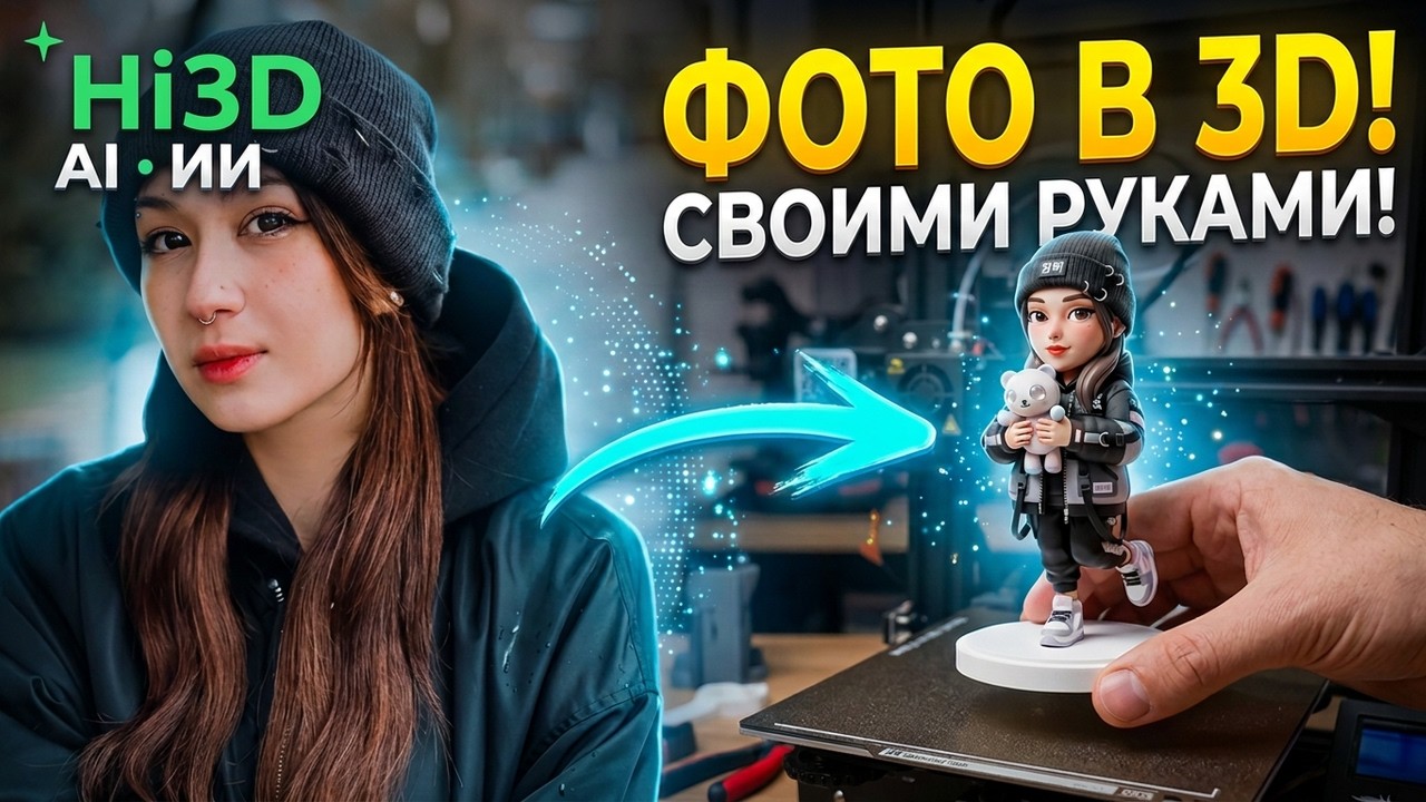 Из ФОТО в 3D-фигурку за минуты? Это реально!