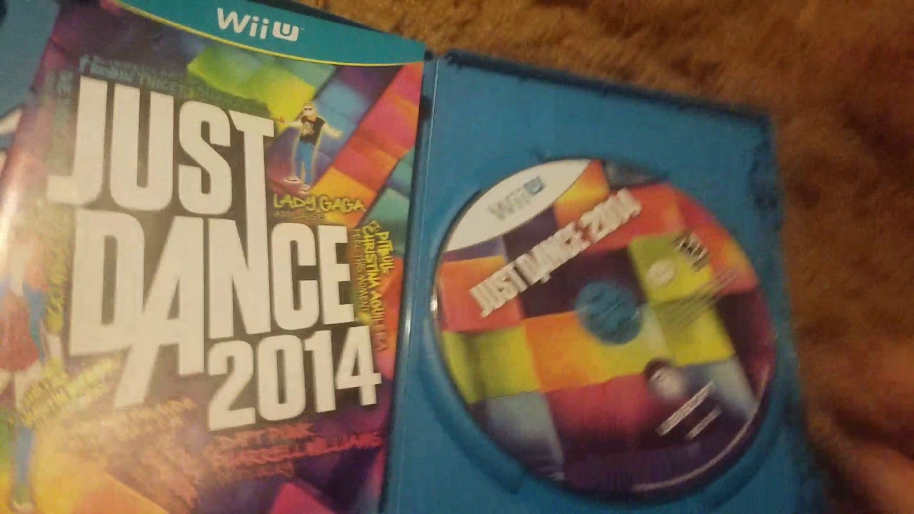 Just dance 2014 wii and u unboxing