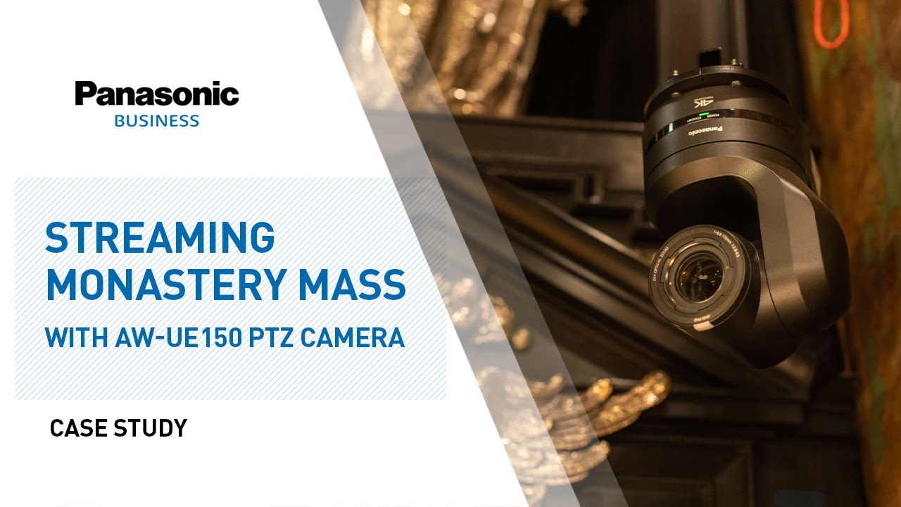 How to stream live mass with AW-UE150 PTZ camera: Jasna Góra shrine I Panasonic Broadcast & ProAV