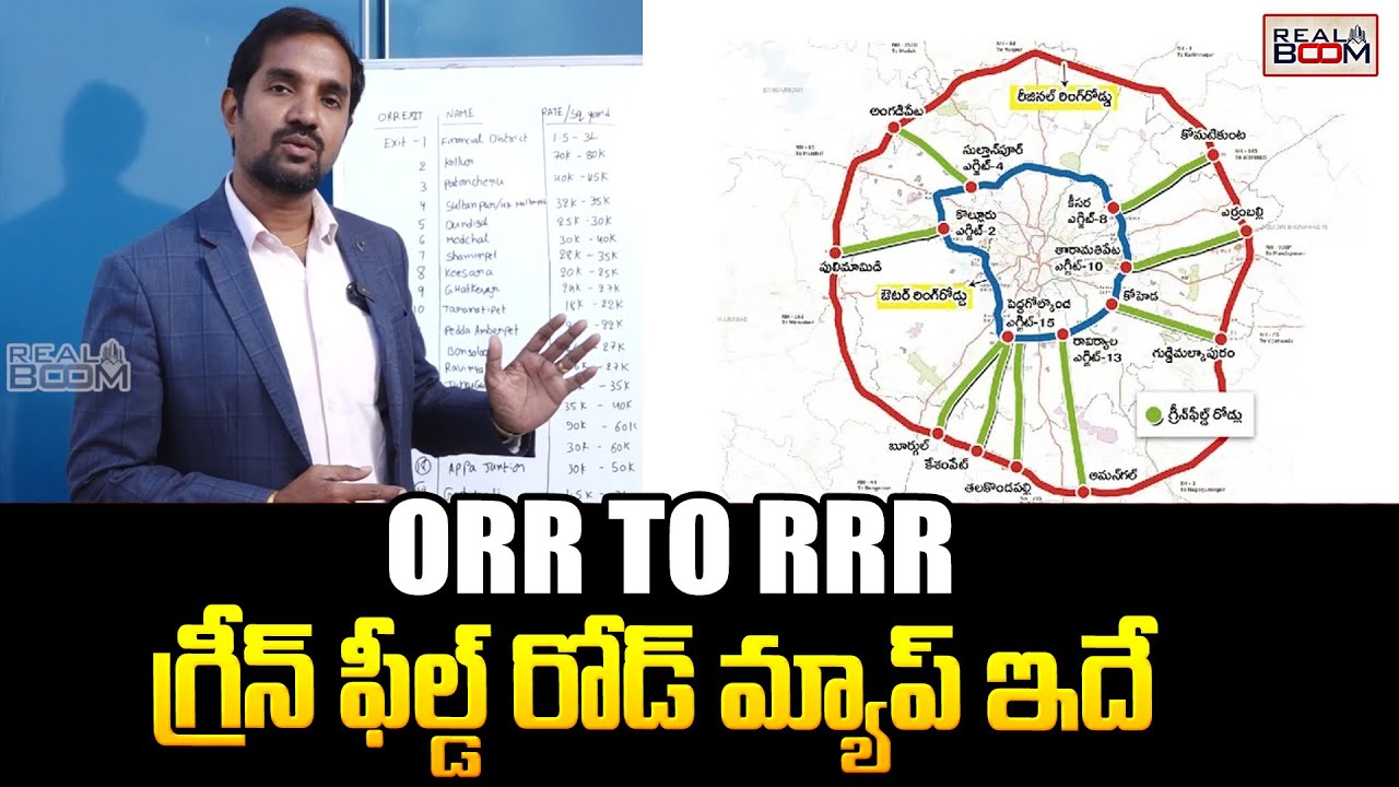 New 9 Greenfield Highways Radial Road Map between ORR and RRR | Real Eestate Expert Aaryan | RB