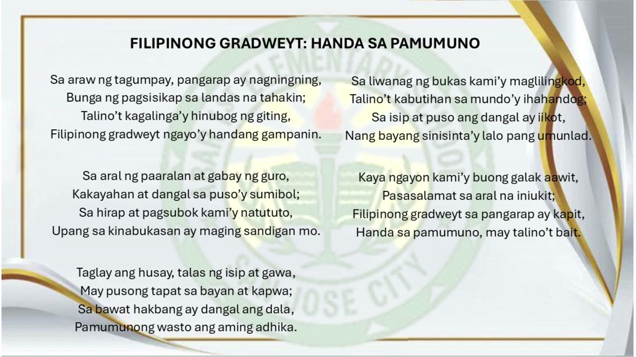 GRADUATION SONG BATCH 2026