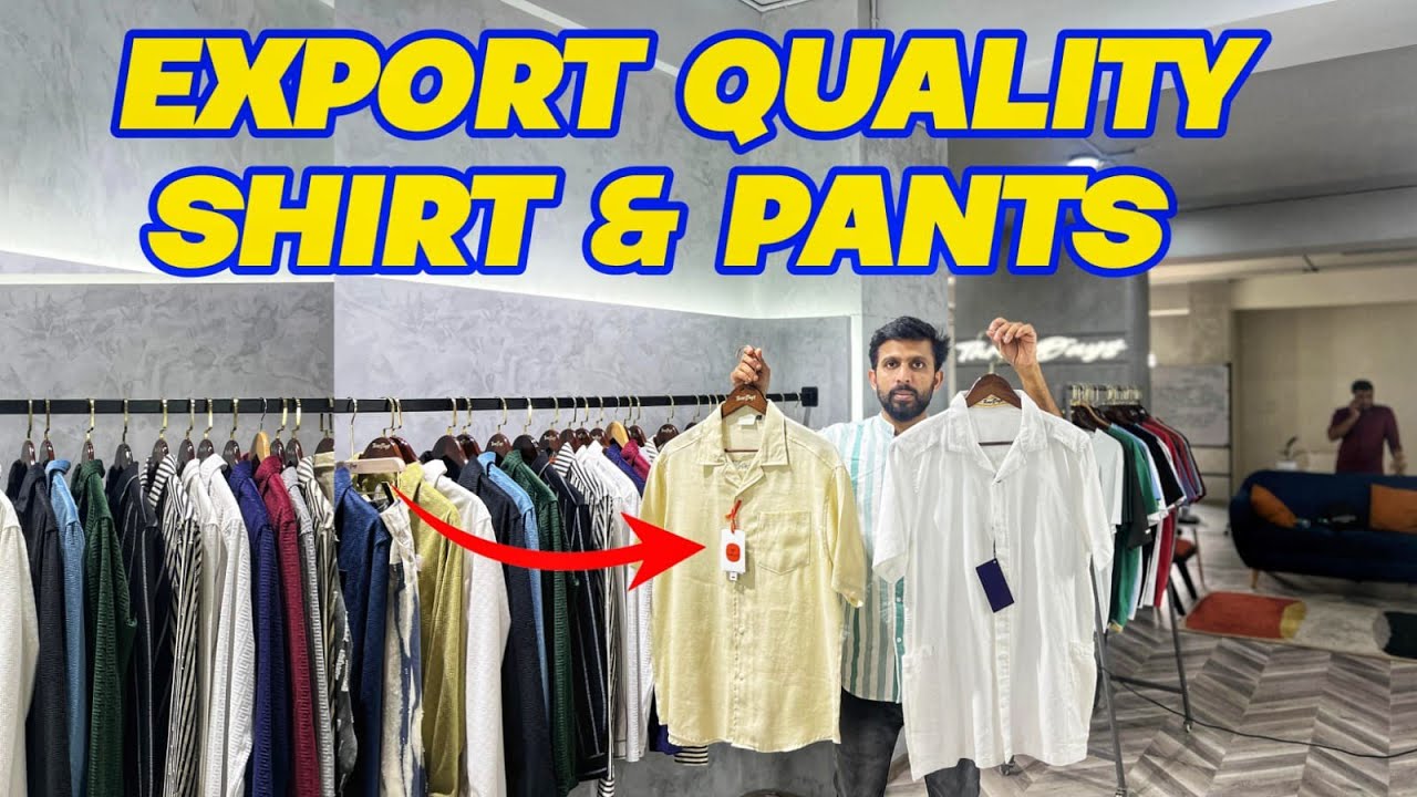 Export Quality Mens Wear Factory Outlet In Bangalore | Imported Quality | best business in kerala