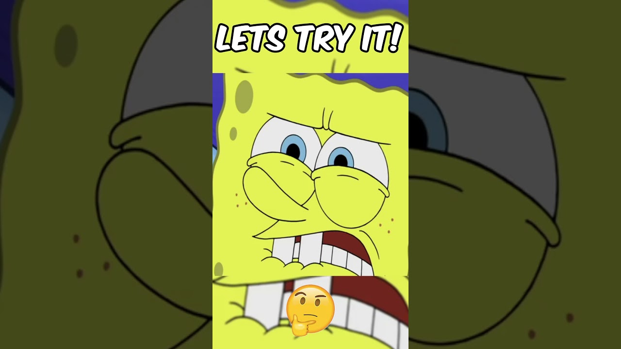 Spongebob in GD!? #geometrydash #edit