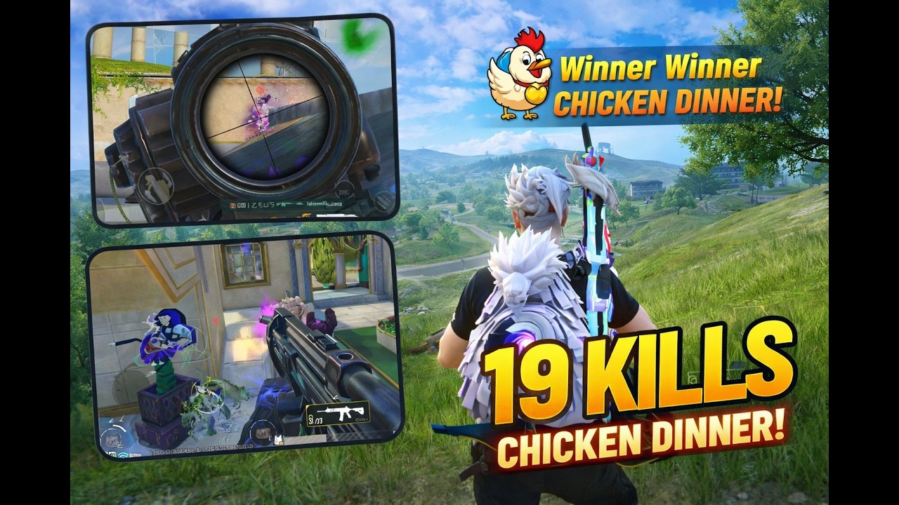 Classic Match Win in Erangle with 19 Kills