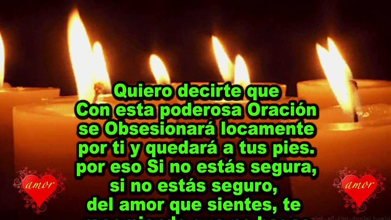SE OBSESIONAR&Aacute; POR TI | Oraci&oacute;n para tenerlo a tus pies