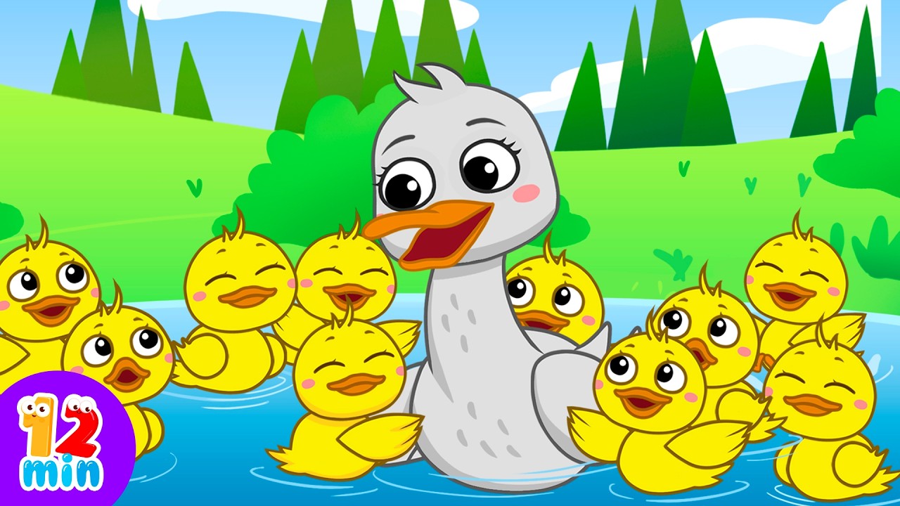 5 Little Ducks – Mama Duck’s Counting Day | BabyBoo Kids Songs
