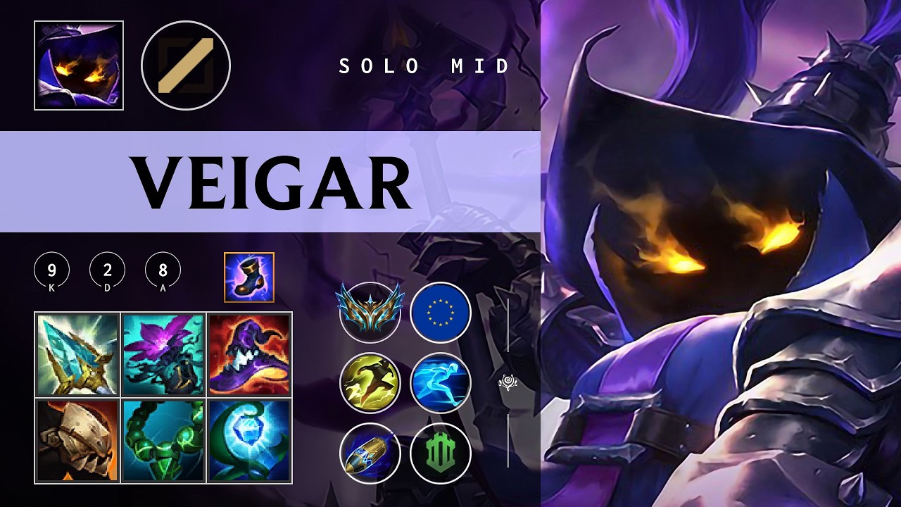 Veigar Mid vs Ekko - EUW Challenger Patch 26.06