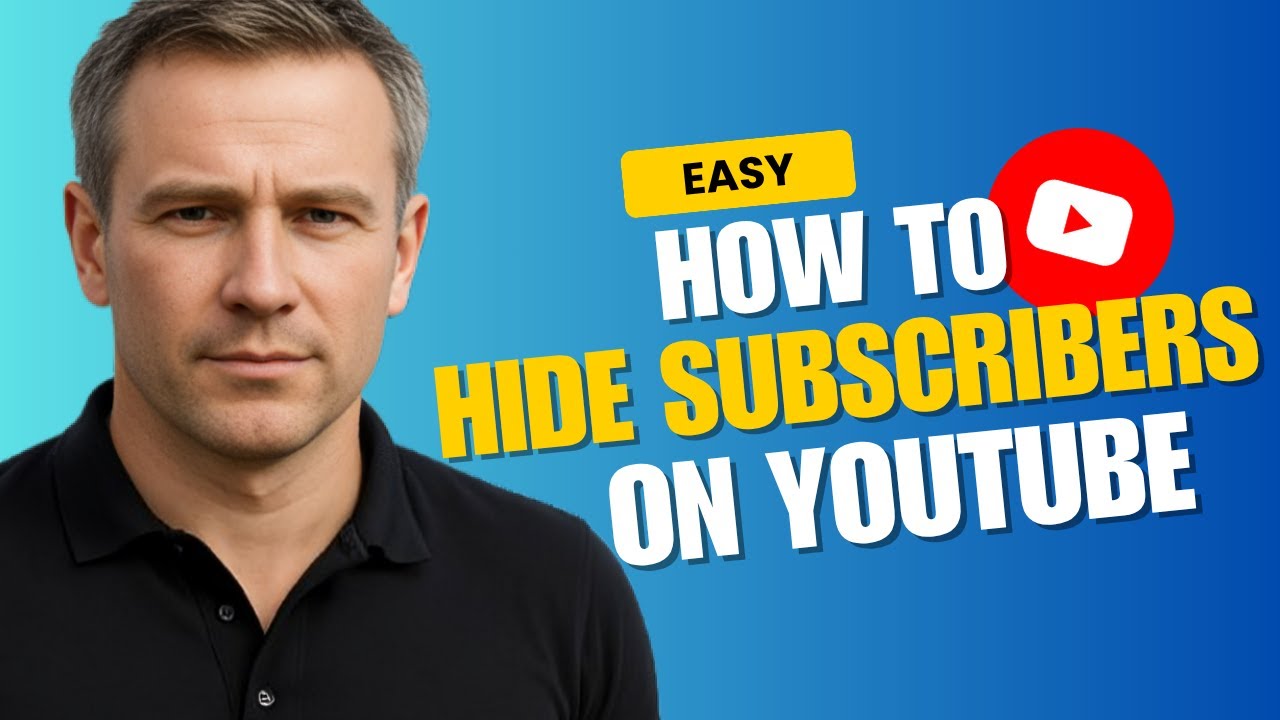 How to hide subscribers on YouTube In 2025