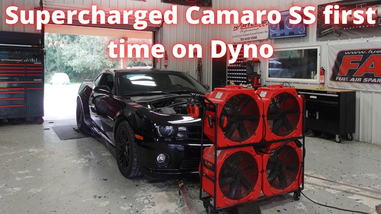 SUPERCHARGED CAMARO SS FIRST TIME ON DYNO