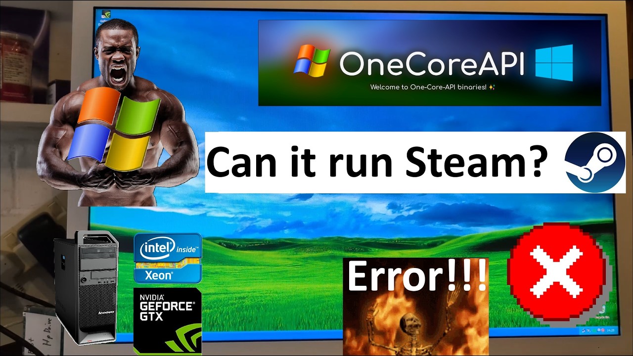 Testing the ULTIMATE Windows XP PC: Trying out One Core API & Other software on the Thinkstation S20