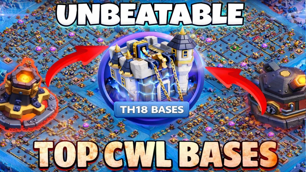 TH18 CWL Bases That No One Can 3 Star 😱 | Anti 3 Star War Base 🔥| Clashofclans