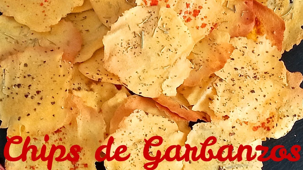 Crujientes❗ Saludables❗ Solo 1 ingrediente❗ 👉Chips de Garbanzos👈