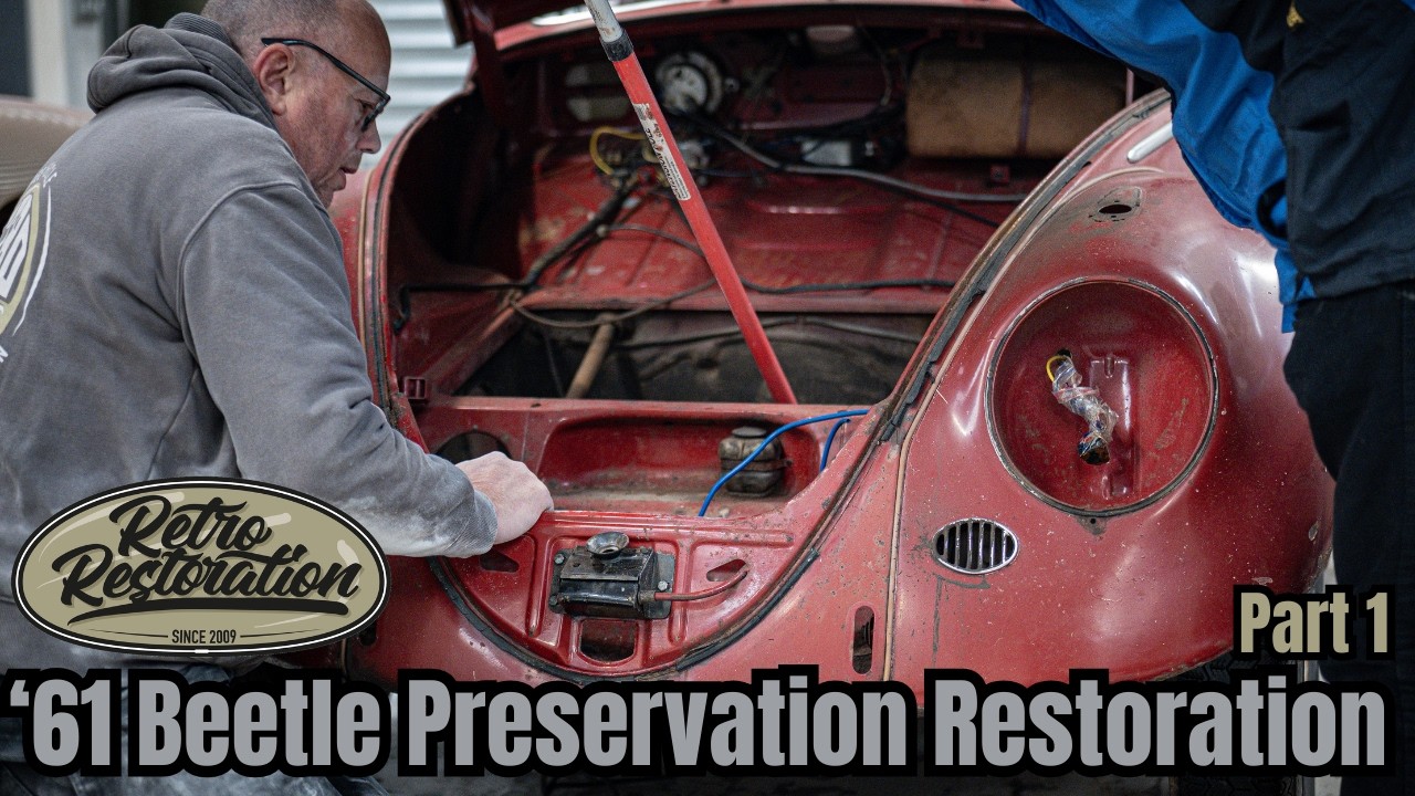 UK 1961 Patina Beetle Preservation Restoration. Part 1: Floor pan and jacking point repairs