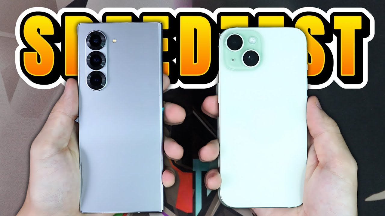 iPhone 15 vs Samsung Z Fold 6 | Speedtest & Camera Comparison