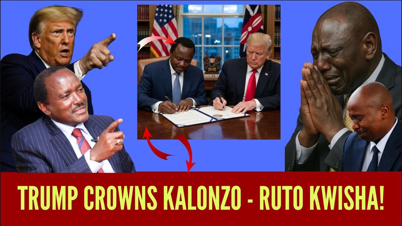 BREAKING! TRUMP SHUTS DOOR ON RUTO, OPENS WHITE HOUSE TO KALONZO — MT KENYA WITHDRAWS SUPPORT!