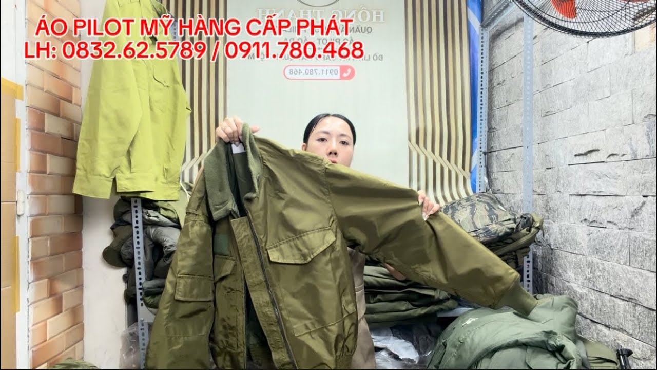 [12/1/26] ĐỒ LÍNH MỸ | ÁO PILOT CẤP PHÁT KHÔNG QUÂN MỸ | TYPE G8 - B15C - MA1 - L2B... 0911.780.468