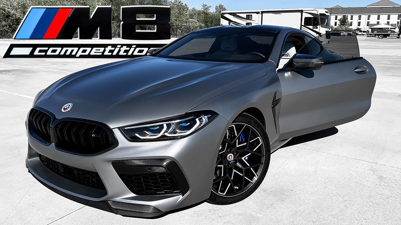 2023 BMW M8 Competition Coupe Walkaround Review + Exhaust Sound & Launch