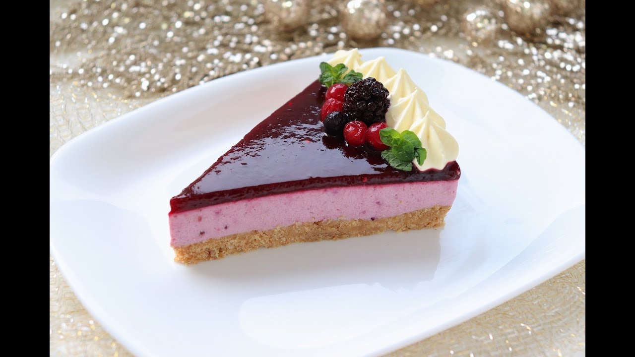 Cheesecake sa šumskim voćem- bez pečenja