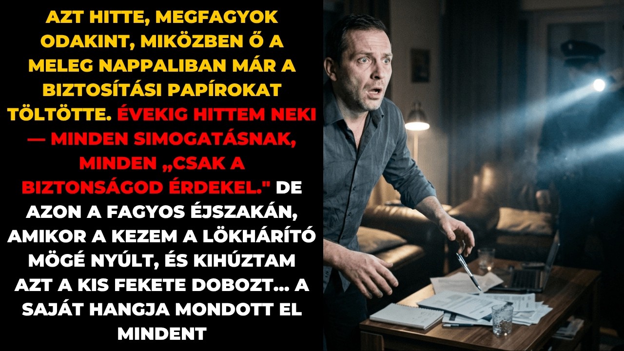 A f&eacute;rjem a h&oacute;viharban z&aacute;rt ki a h&aacute;zamb&oacute;l. Nem sejtette, hogy a rendőr&ouml;k bent v&aacute;rt&aacute;k