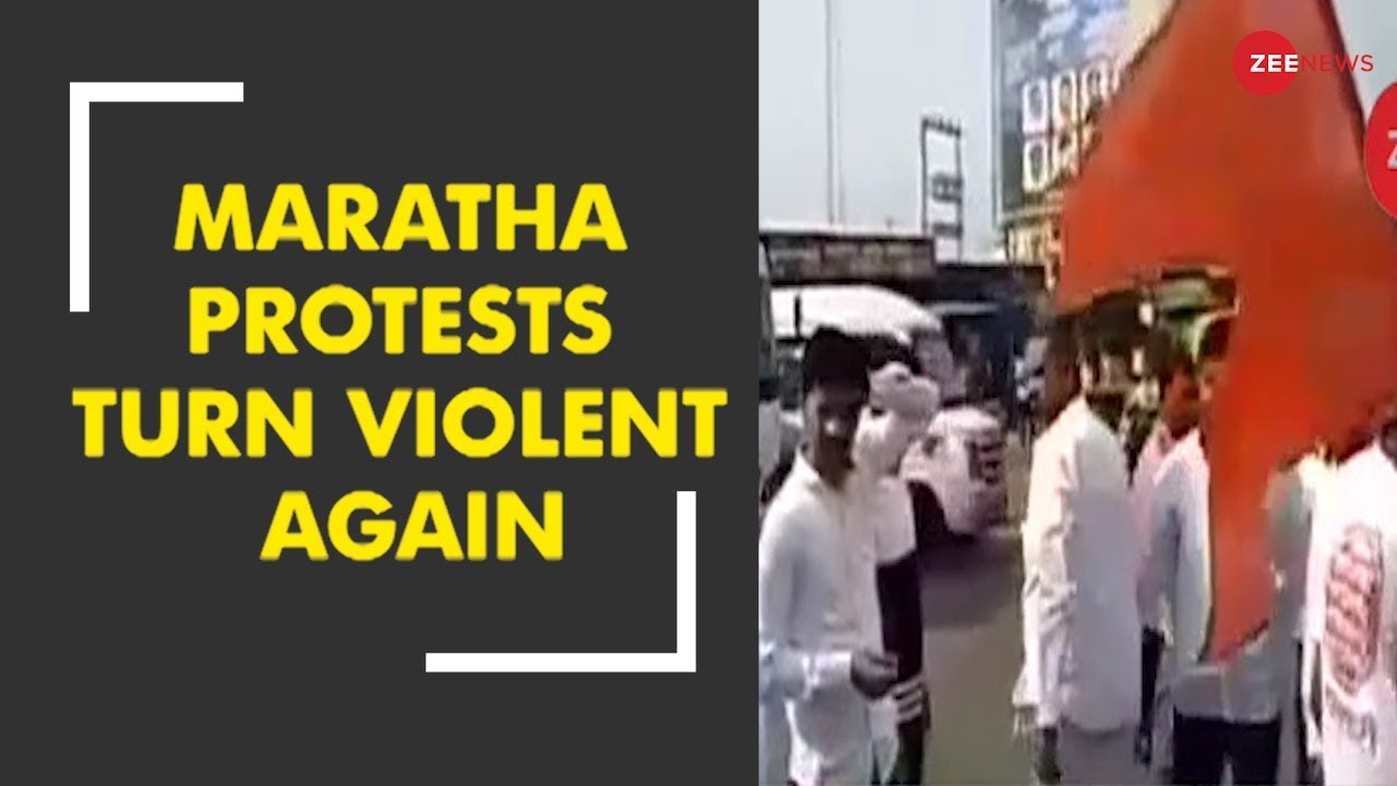 Maratha protests turn violent again, clashes reported from Pune