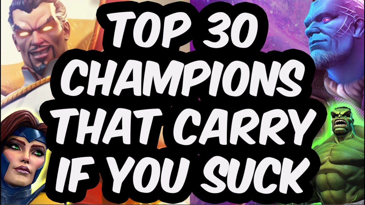 Топ-30 чемпионов, которые затащат, если вы плохо играете &mdash; Marvel Contest of Champions