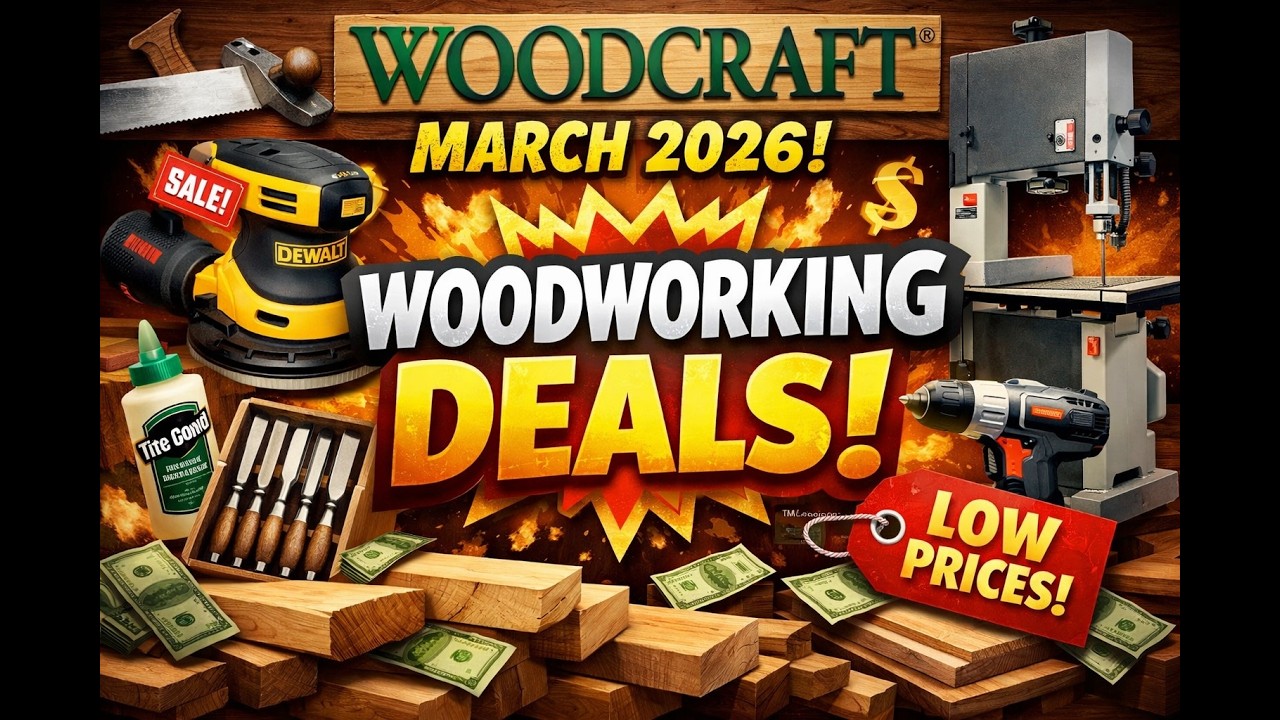 Не пропустите эти предложения от Woodcraft на март 2026 года (столяры сэкономят ОГРОМНУЮ сумму)!