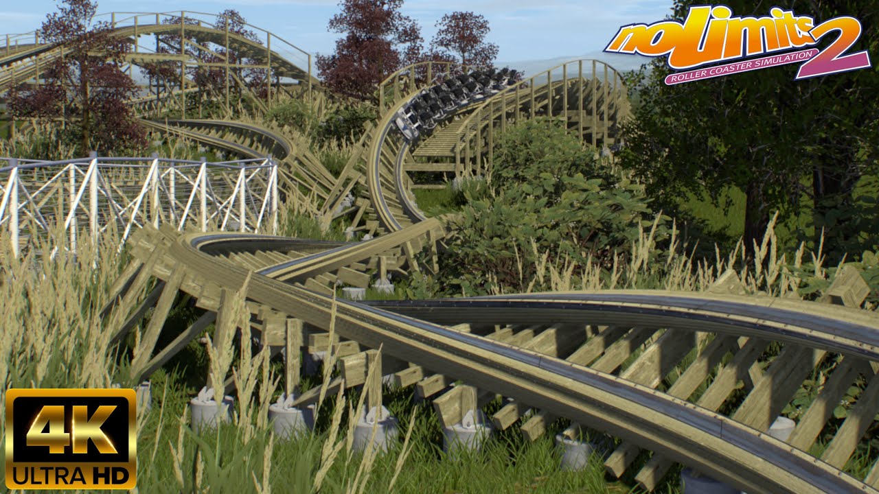 Typhoon - GCI Titan Track / Spiral Lift Wooden Hybrid Coaster - NoLimits 2 Roller Coaster Simulation