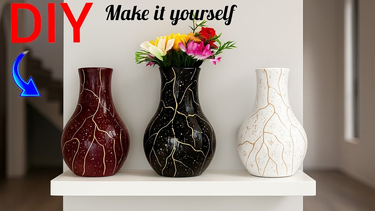 Making handmade vases: simple, stylish, cheap