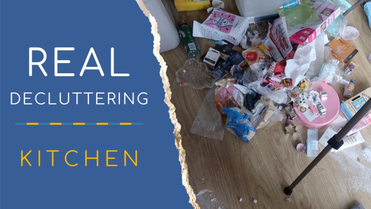 REAL MESS, REAL DECLUTTERING | DECLUTTER WITH ME 2020 | CLEAN MY KITCHEN