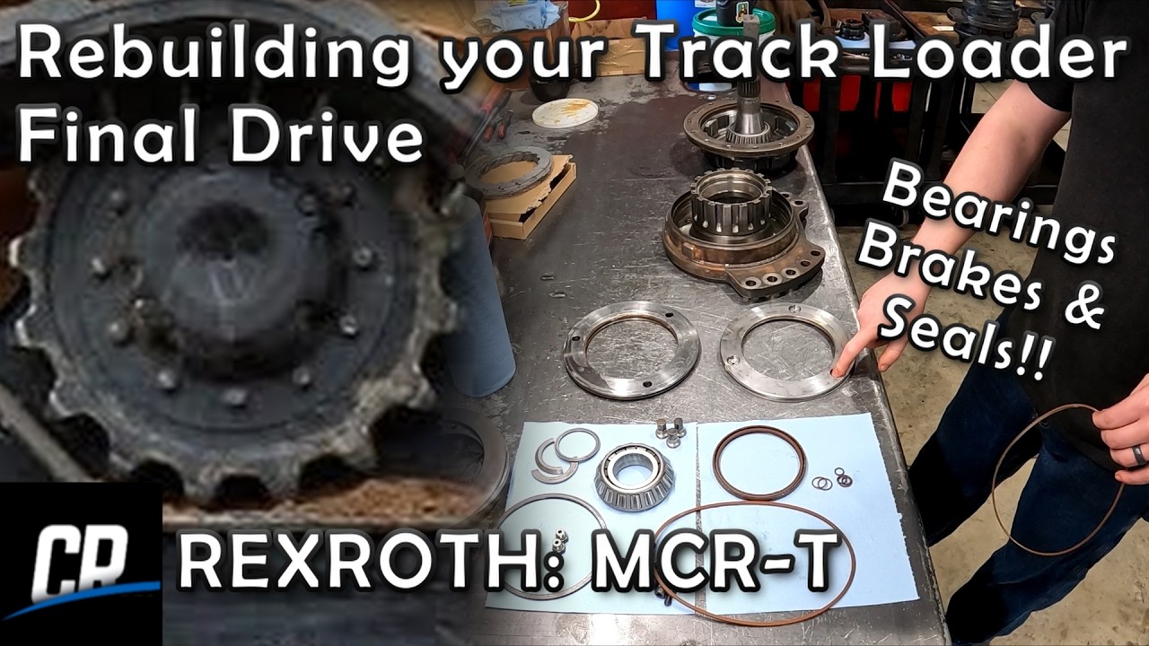 Installing the Face Seal, Bearings, Brakes & more on a Track Loader Final Drive Motor